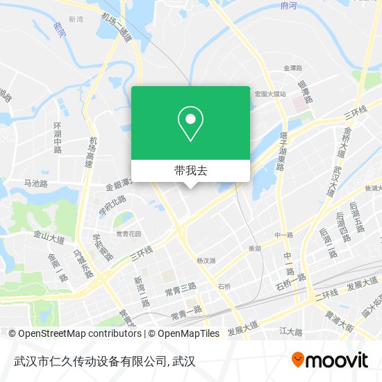 武汉市仁久传动设备有限公司地图