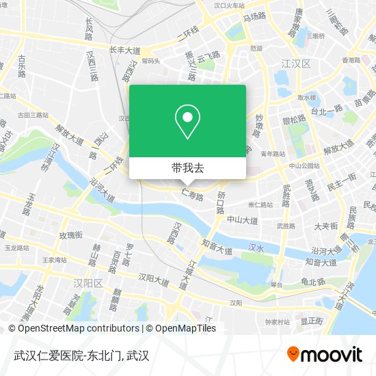 武汉仁爱医院-东北门地图