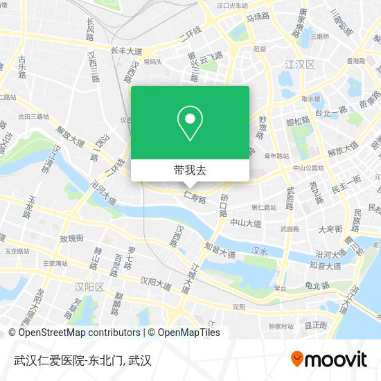 武汉仁爱医院-东北门地图