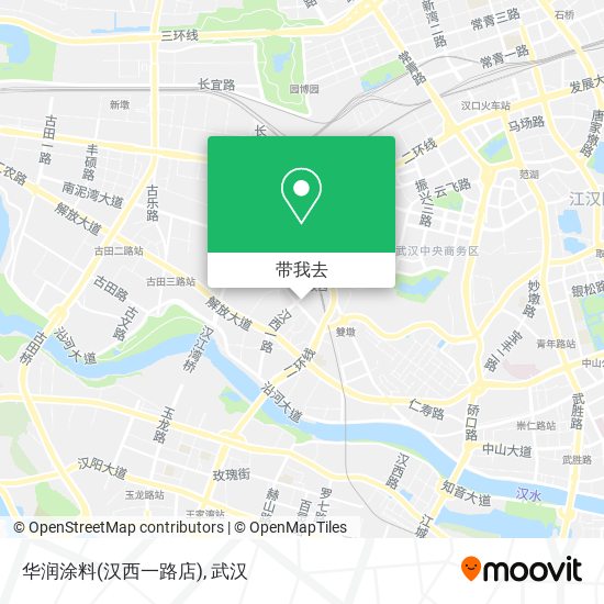 华润涂料(汉西一路店)地图