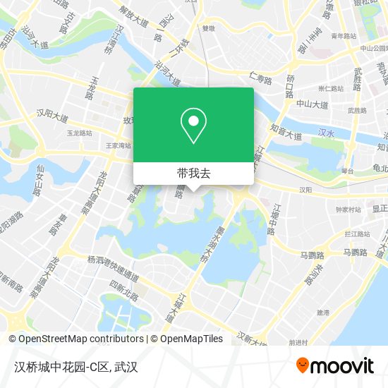 汉桥城中花园-C区地图