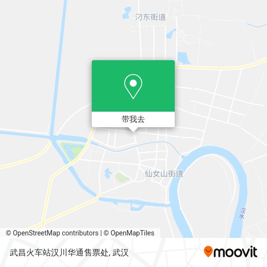 武昌火车站汉川华通售票处地图