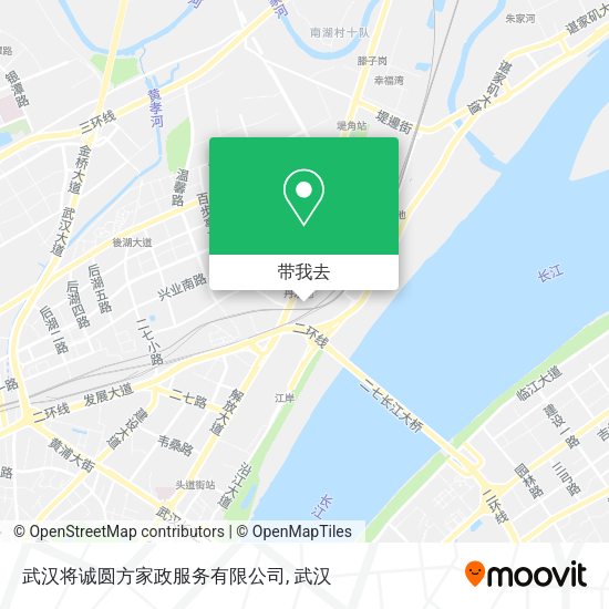 武汉将诚圆方家政服务有限公司地图