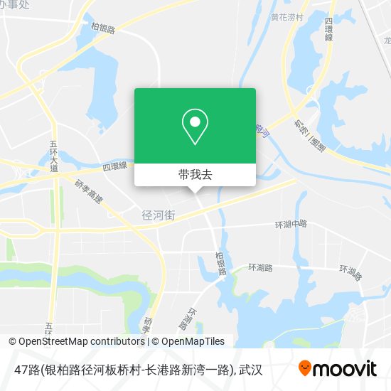 47路(银柏路径河板桥村-长港路新湾一路)地图