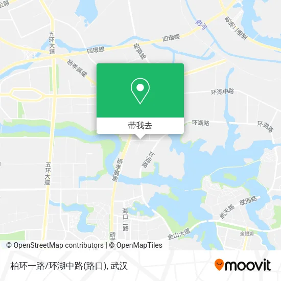 柏环一路/环湖中路(路口)地图