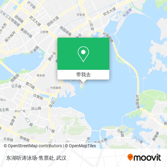 东湖听涛泳场-售票处地图