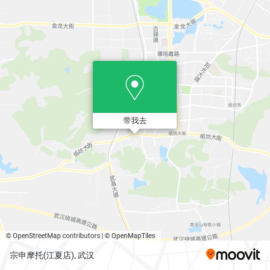 宗申摩托(江夏店)地图
