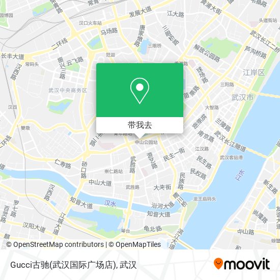 Gucci古驰(武汉国际广场店)地图