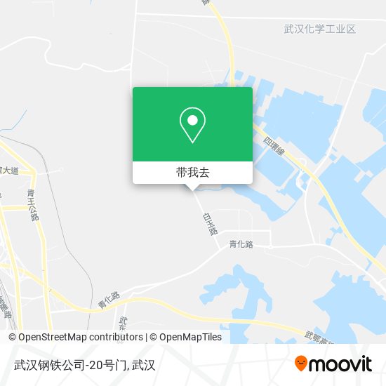 武汉钢铁公司-20号门地图