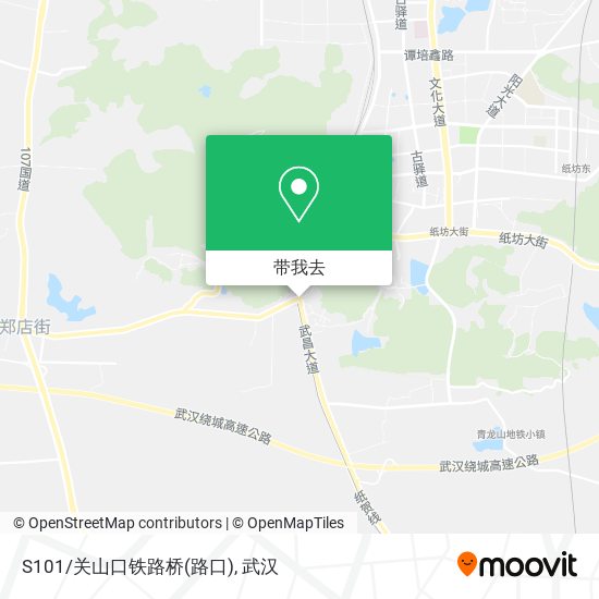 S101/关山口铁路桥(路口)地图