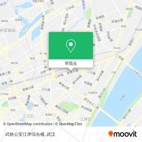 武铁公安江岸综合楼地图