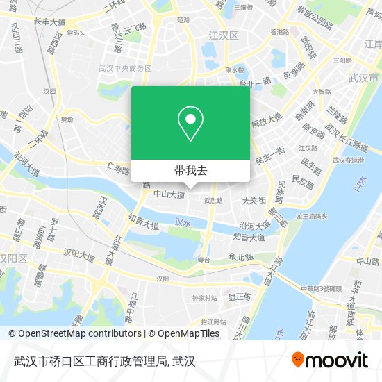 武汉市硚口区工商行政管理局地图