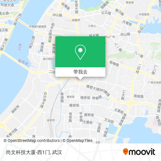 尚文科技大厦-西1门地图