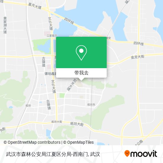 武汉市森林公安局江夏区分局-西南门地图