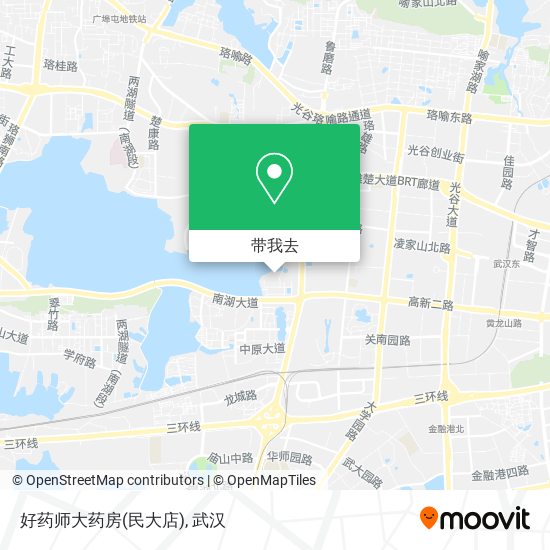 好药师大药房(民大店)地图