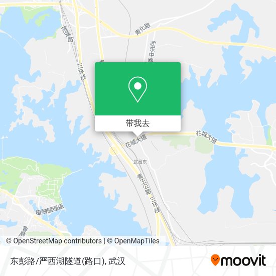 东彭路/严西湖隧道(路口)地图