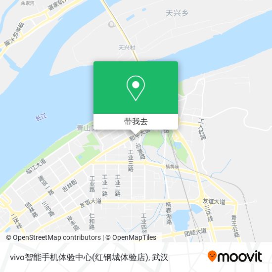 vivo智能手机体验中心(红钢城体验店)地图