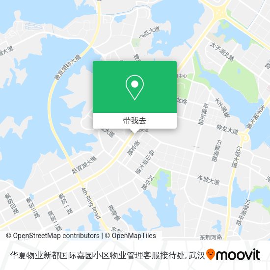 华夏物业新都国际嘉园小区物业管理客服接待处地图