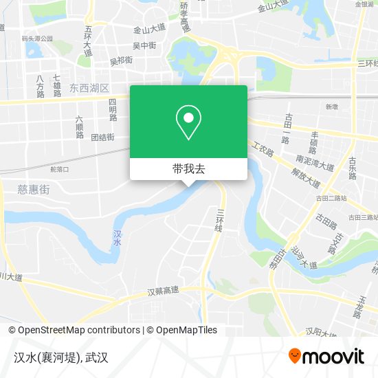 汉水(襄河堤)地图