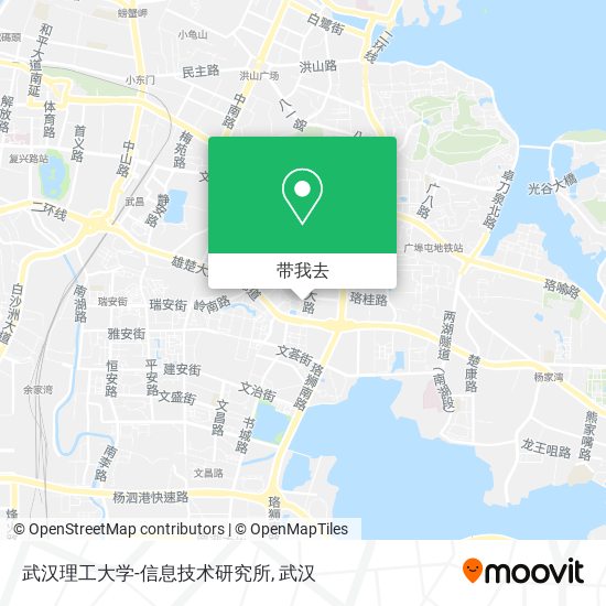 武汉理工大学-信息技术研究所地图