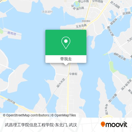 武昌理工学院信息工程学院-东北门地图