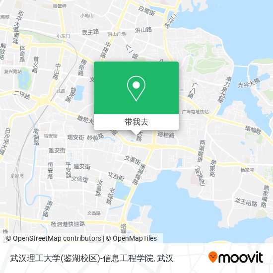 武汉理工大学(鉴湖校区)-信息工程学院地图