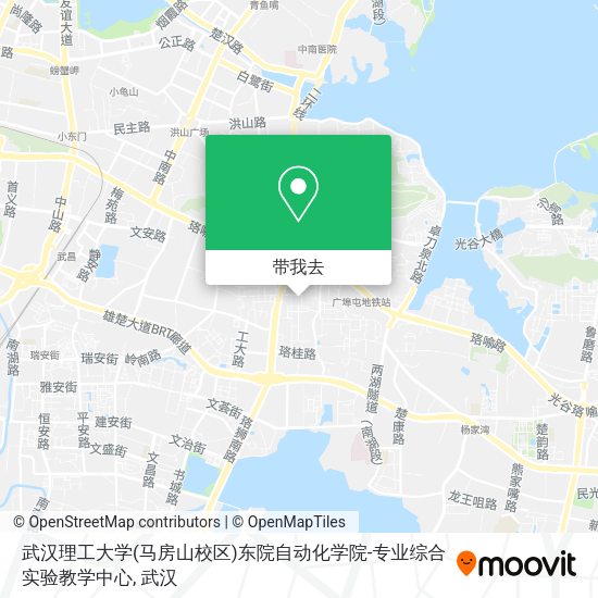 武汉理工大学(马房山校区)东院自动化学院-专业综合实验教学中心地图