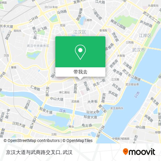 京汉大道与武商路交叉口地图