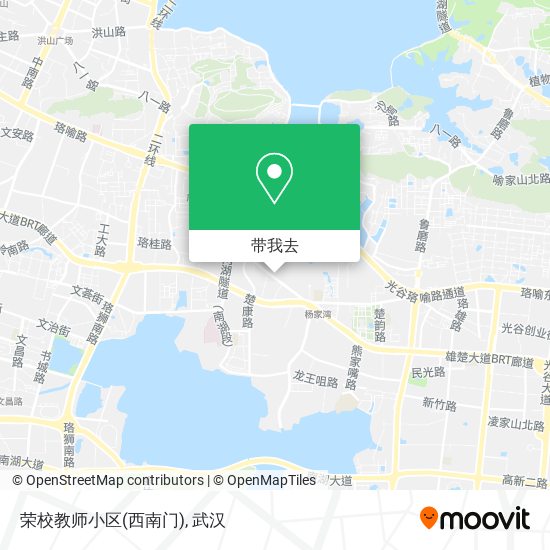荣校教师小区(西南门)地图