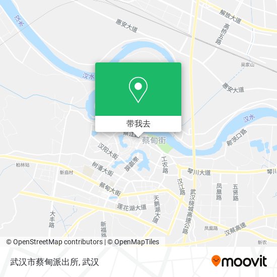 武汉市蔡甸派出所地图