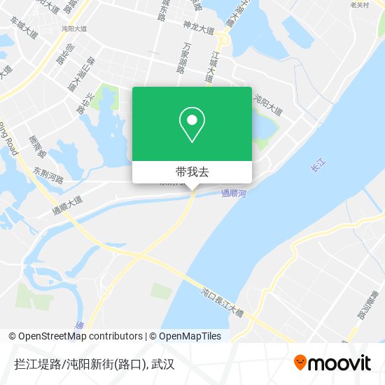 拦江堤路/沌阳新街(路口)地图