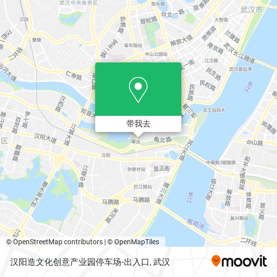 汉阳造文化创意产业园停车场-出入口地图