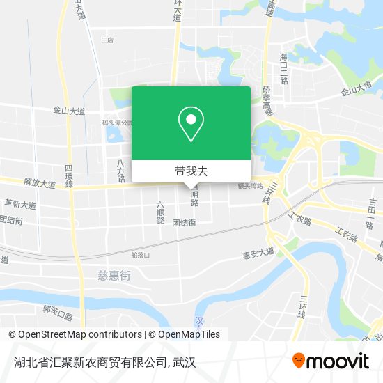 湖北省汇聚新农商贸有限公司地图