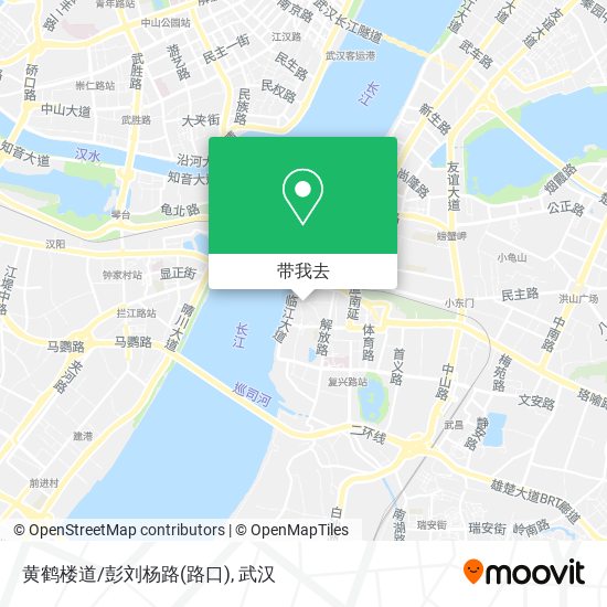 黄鹤楼道/彭刘杨路(路口)地图