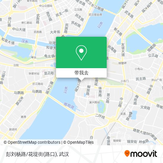 彭刘杨路/花堤街(路口)地图