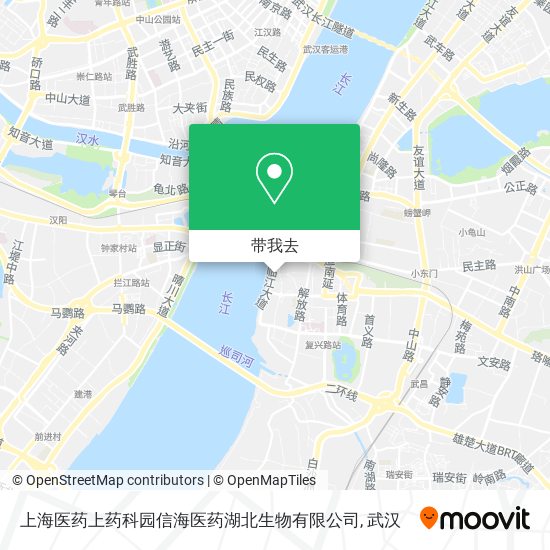 上海医药上药科园信海医药湖北生物有限公司地图