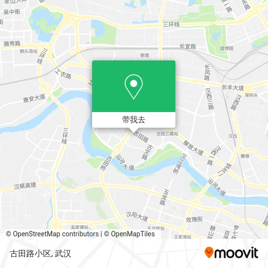 古田路小区地图