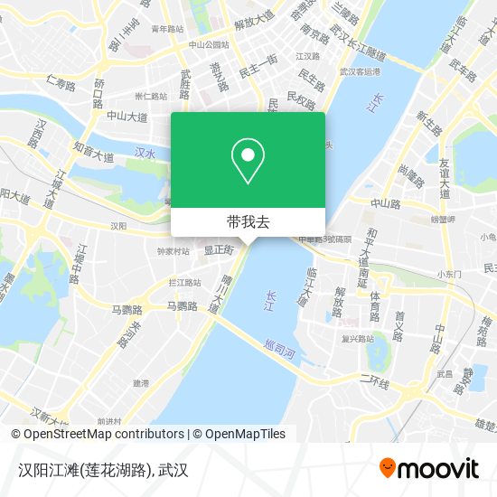 汉阳江滩(莲花湖路)地图
