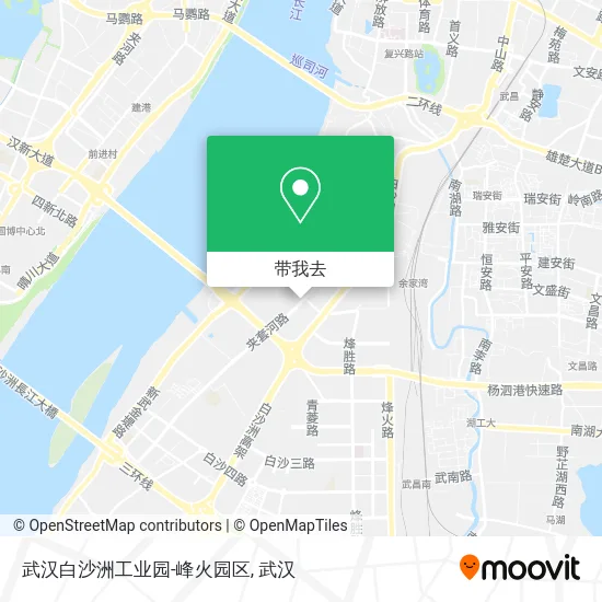 武汉白沙洲工业园-峰火园区地图