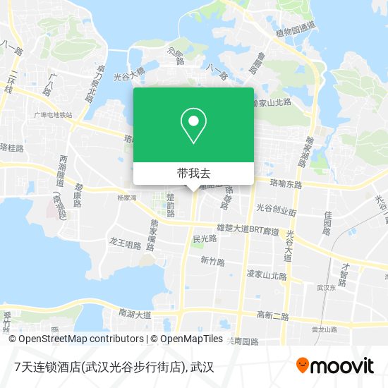 7天连锁酒店(武汉光谷步行街店)地图