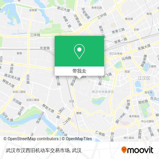 武汉市汉西旧机动车交易市场地图