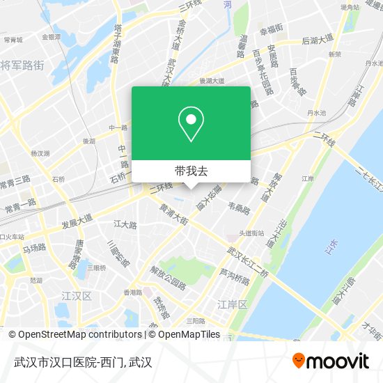 武汉市汉口医院-西门地图