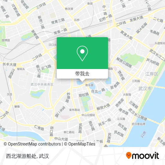 西北湖游船处地图