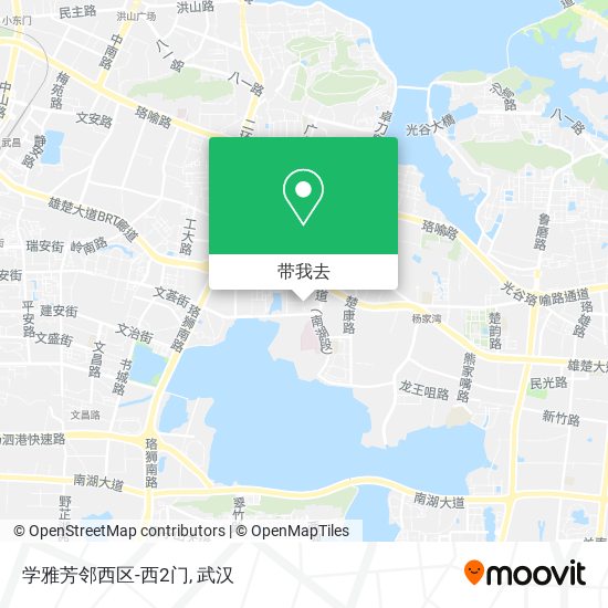 学雅芳邻西区-西2门地图