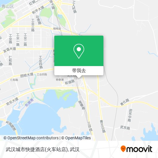 武汉城市快捷酒店(火车站店)地图