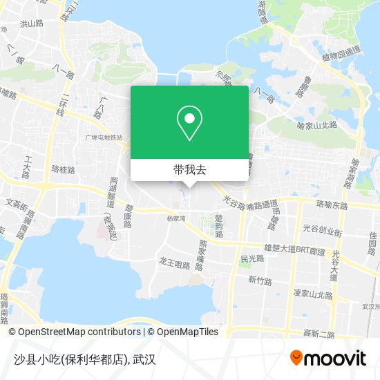 沙县小吃(保利华都店)地图