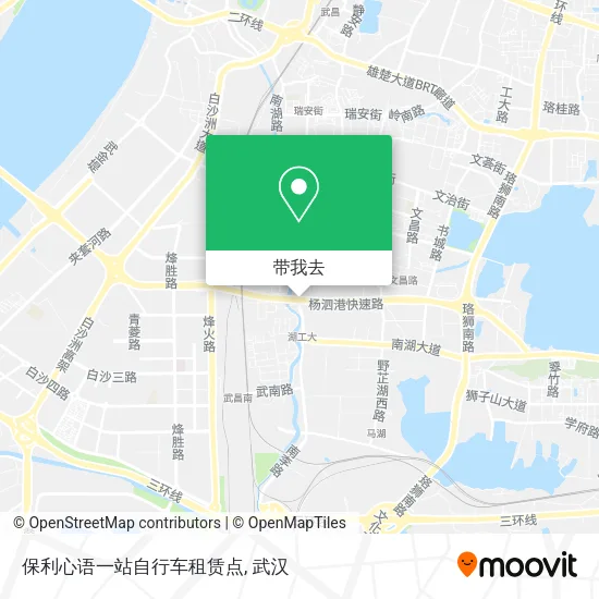 保利心语一站自行车租赁点地图