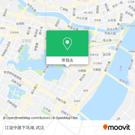 江堤中路下马湖地图