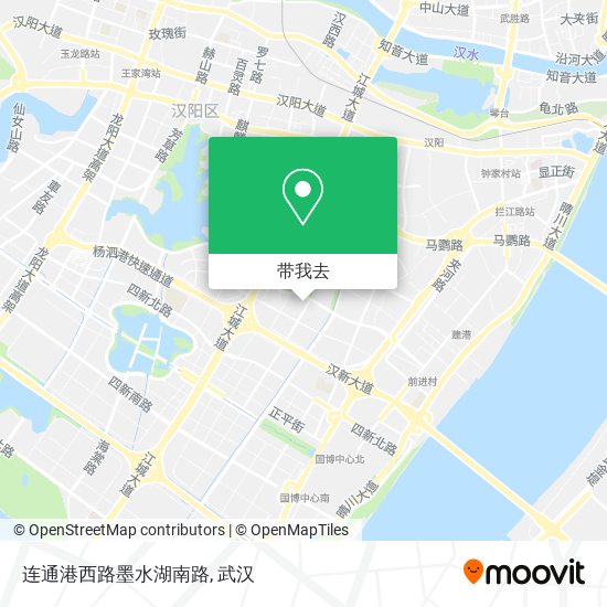 连通港西路墨水湖南路地图