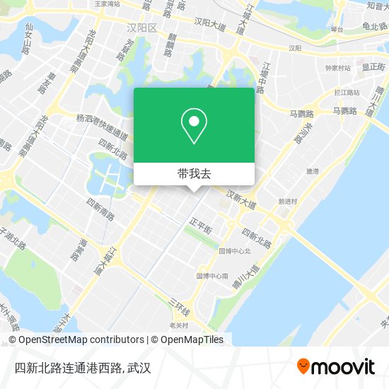 四新北路连通港西路地图